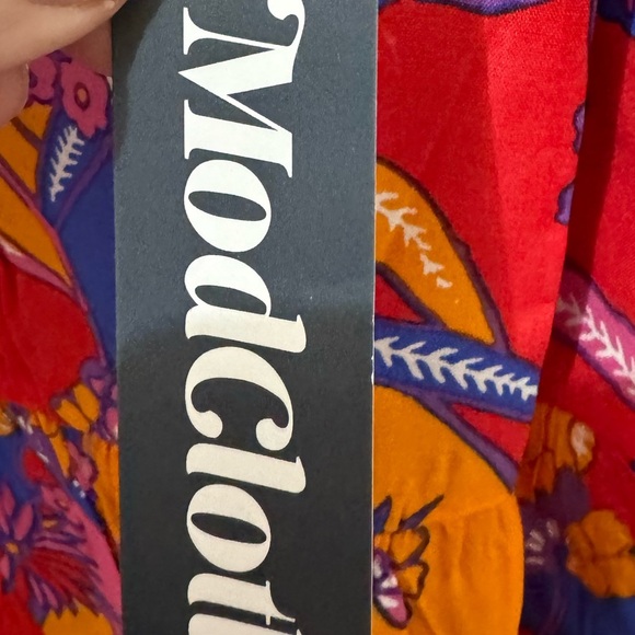 ModCloth Bohemia Bound Peplum Tank Size Medium - Picture 4 of 5